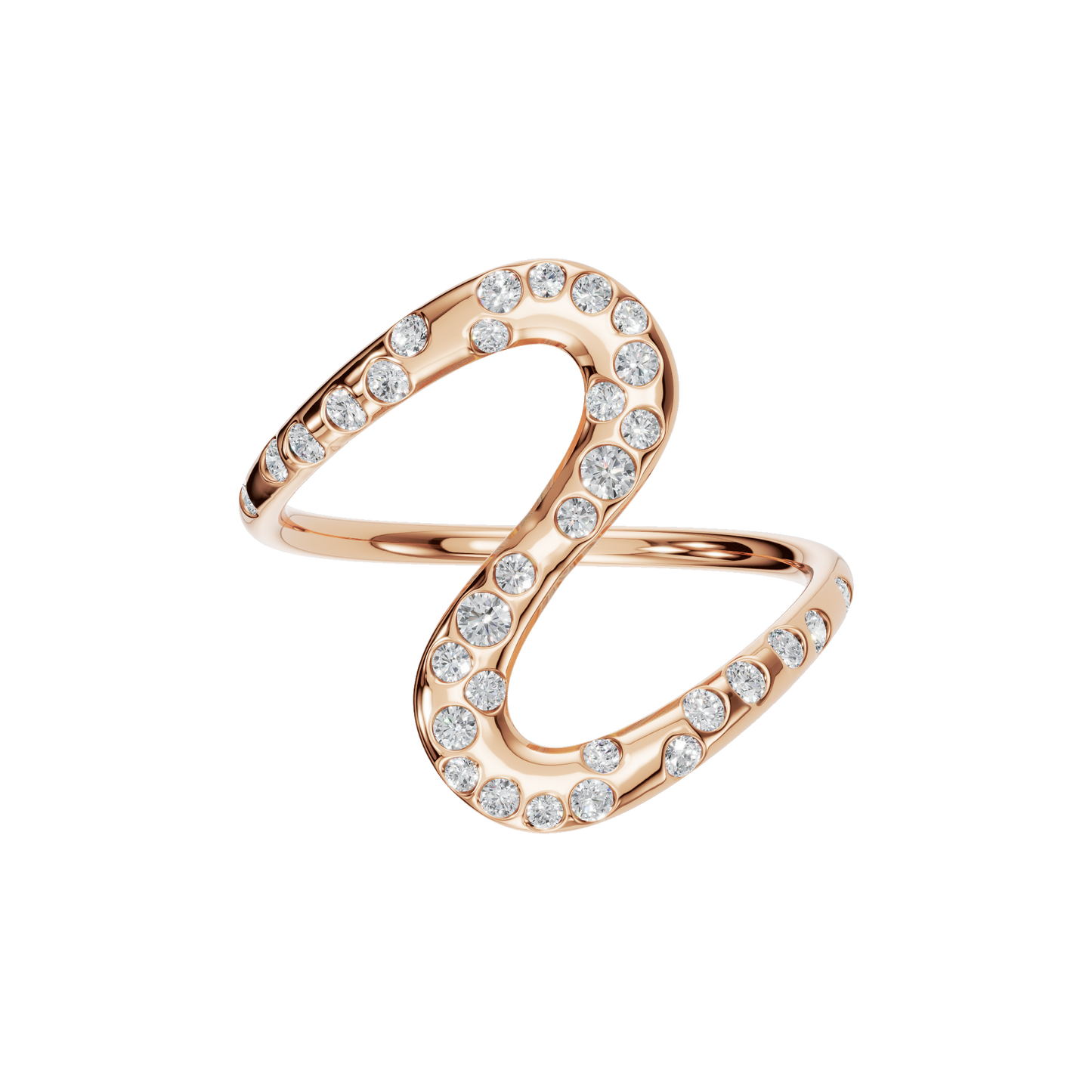 ROUND WAVE WEDDING BAND - M&D Signature Jewels