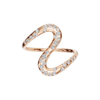ROUND WAVE WEDDING BAND - M&D Signature Jewels