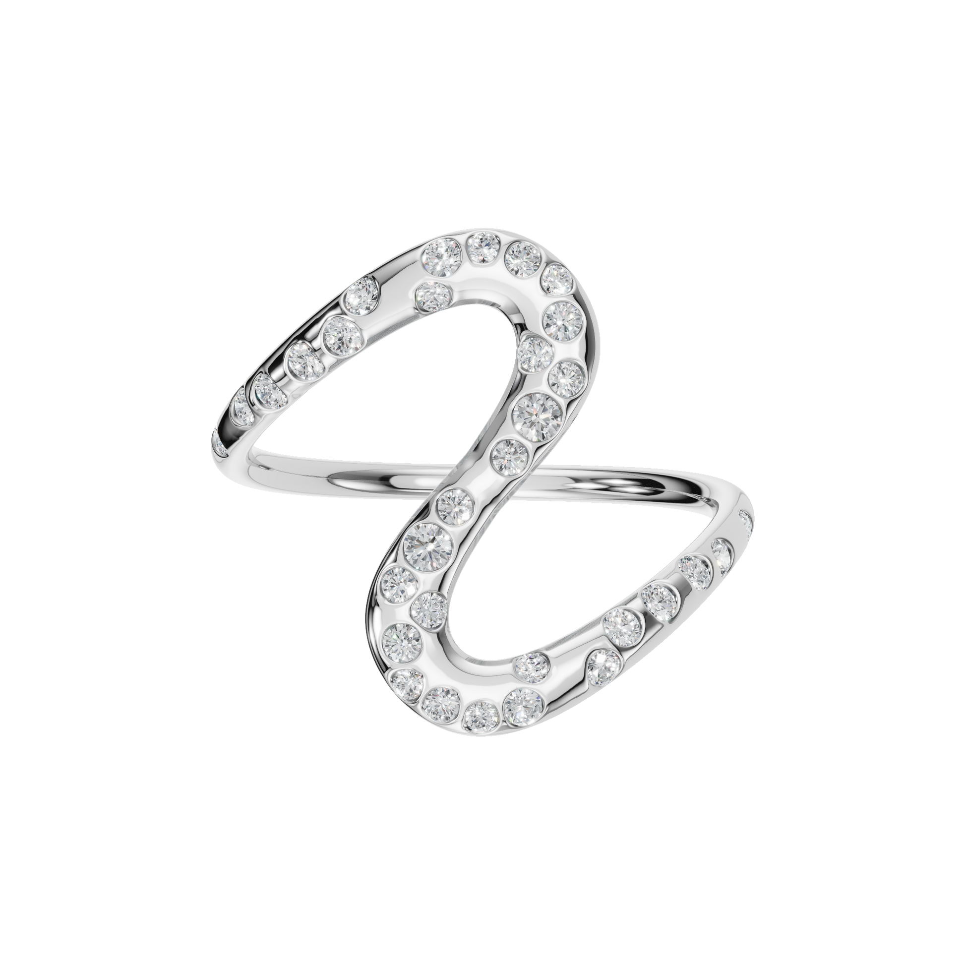 ROUND WAVE WEDDING BAND - M&D Signature Jewels
