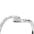 ROUND WAVE WEDDING BAND