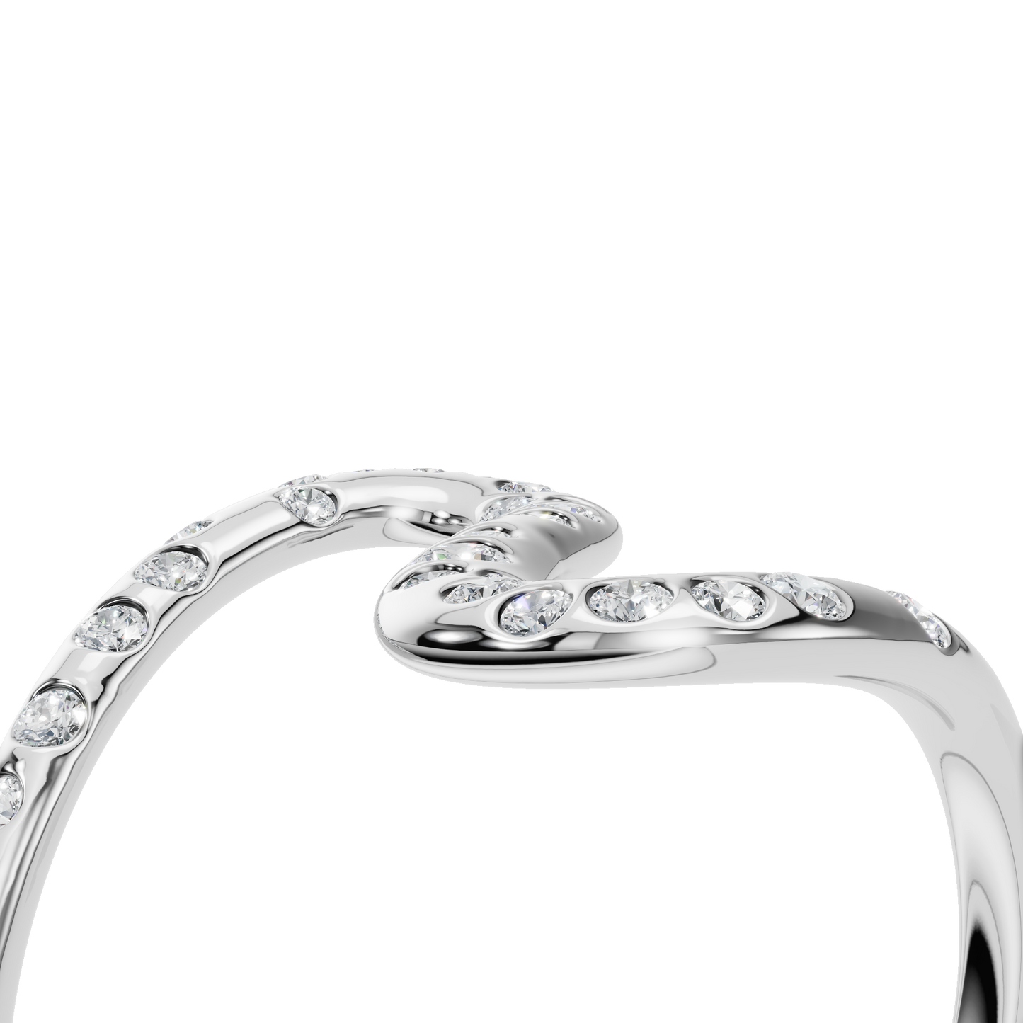 ROUND WAVE WEDDING BAND - M&D Signature Jewels