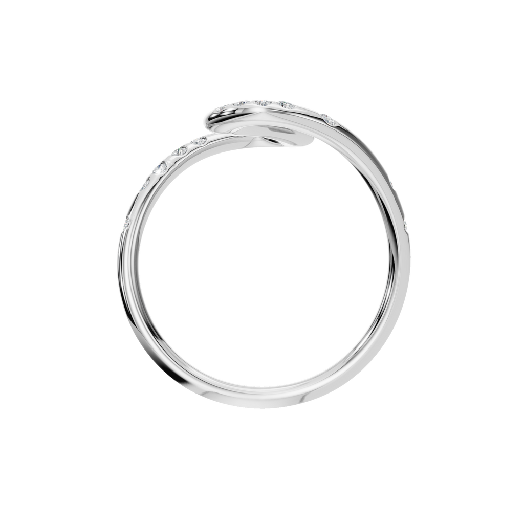 ROUND WAVE WEDDING BAND
