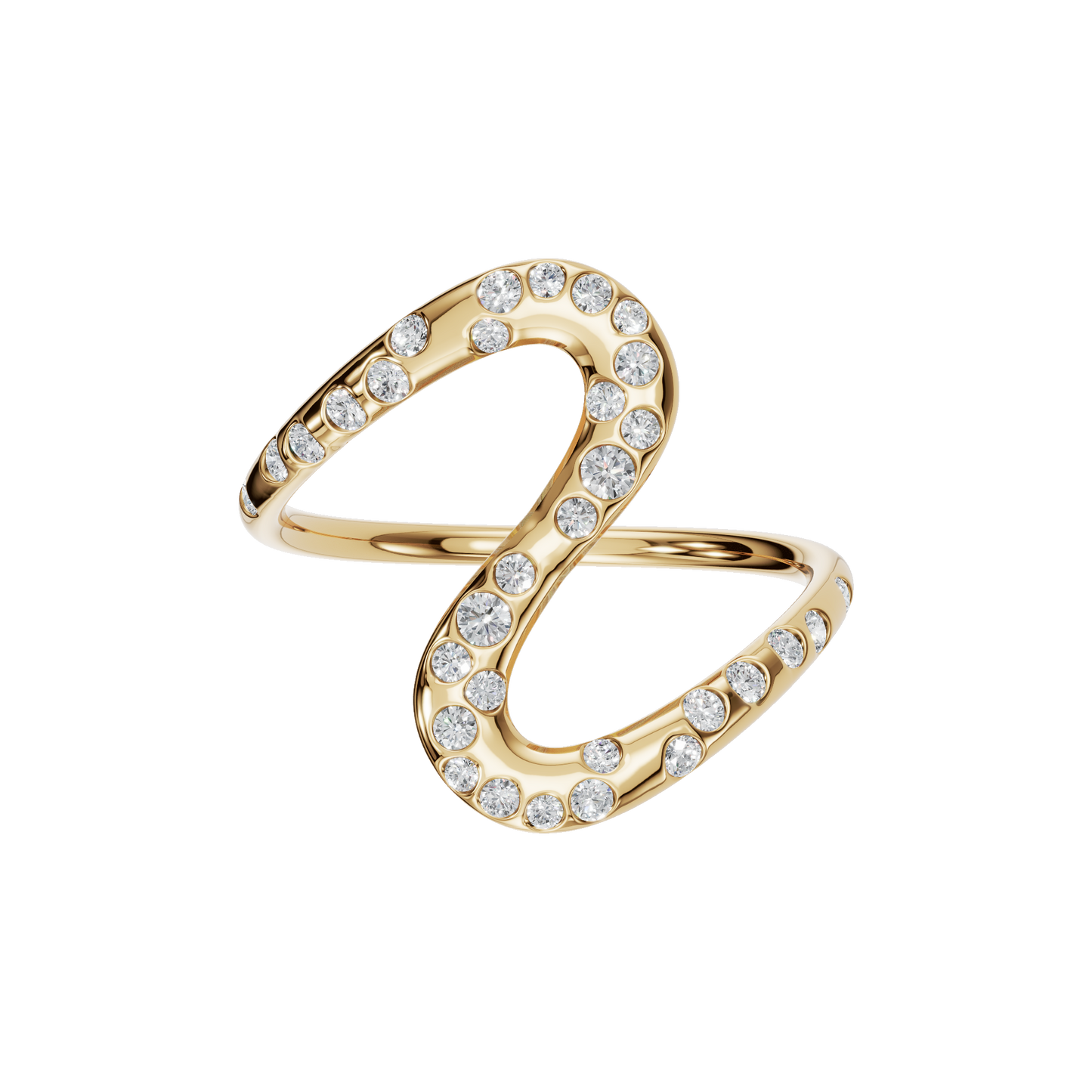 ROUND WAVE WEDDING BAND - M&D Signature Jewels