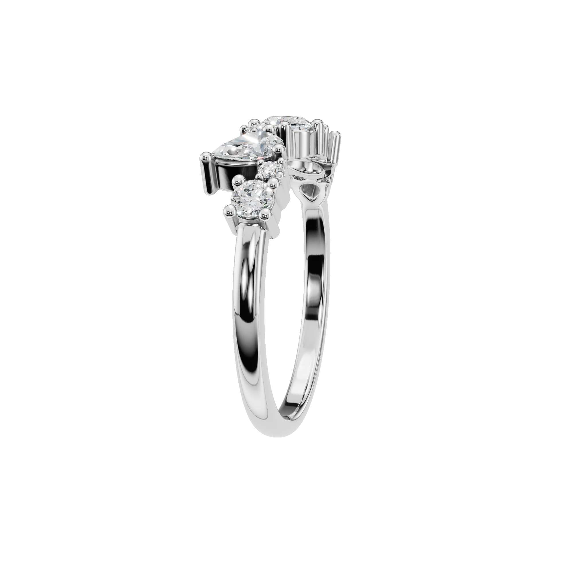 MULTI-SHAPE WEDDING BAND
