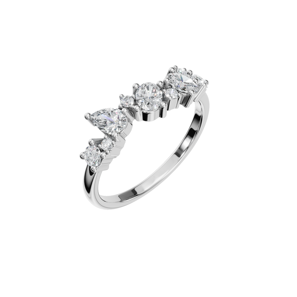 MULTI-SHAPE WEDDING BAND