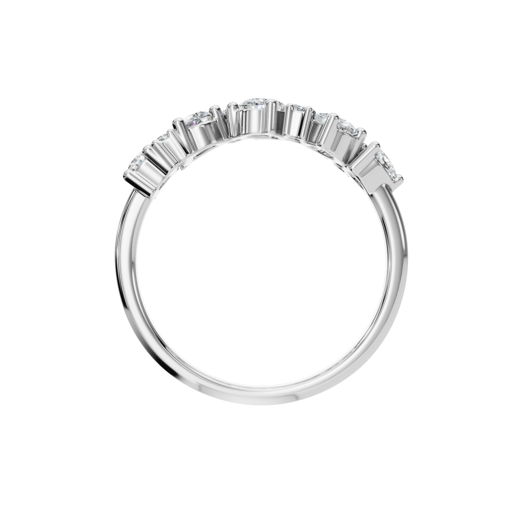 MULTI-SHAPE WEDDING BAND