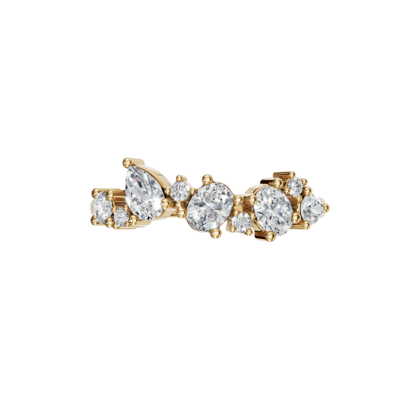 MULTI-SHAPE WEDDING BAND - M&D Signature Jewels