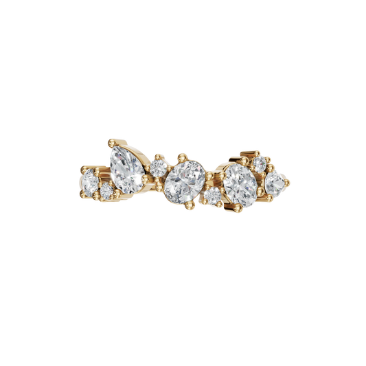 MULTI-SHAPE WEDDING BAND - M&D Signature Jewels