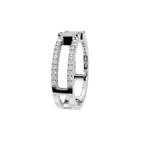 BAGUETTE PAVE STACKABLE WEDDING RING