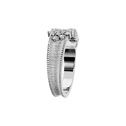 ROUND OPEN MILGRAIN WEDDING BAND - M&D Signature Jewels