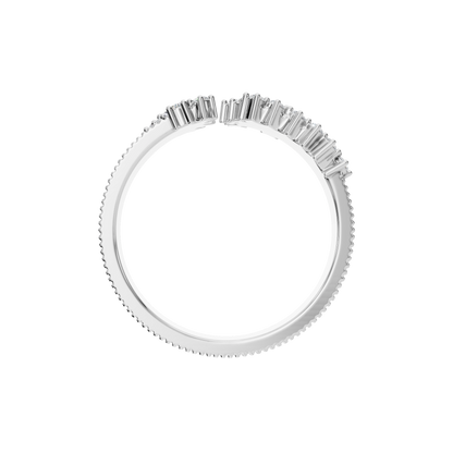 ROUND OPEN MILGRAIN WEDDING BAND - M&D Signature Jewels