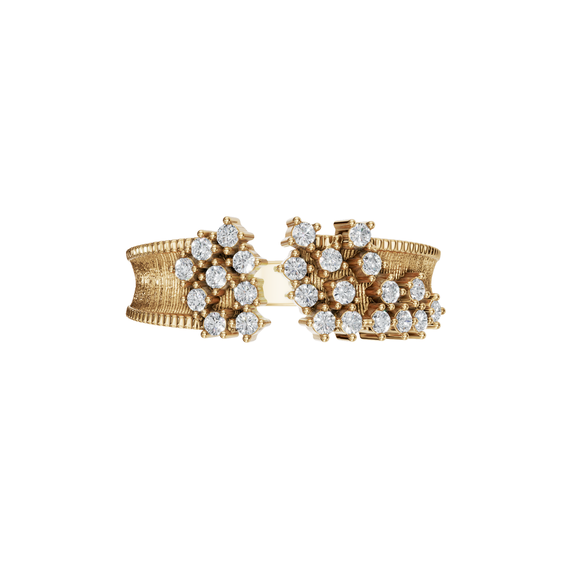ROUND OPEN MILGRAIN WEDDING BAND - M&D Signature Jewels