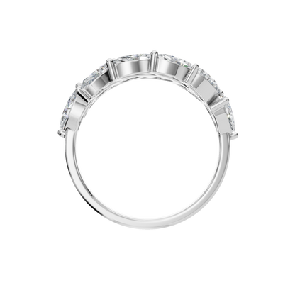 MARQUISE WEDDING WEDDING BAND - M&D Signature Jewels
