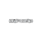 MULTI-SHAPE BEZEL HALF ETERNITY