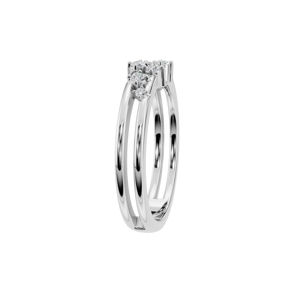 ROUND PAVE WEDDING BAND
