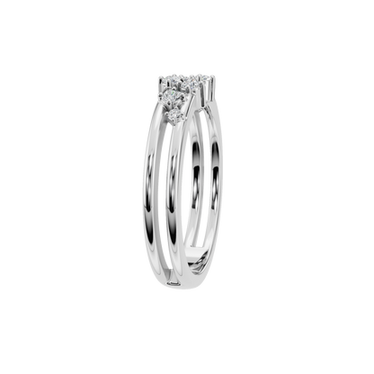 ROUND PAVE WEDDING BAND - M&D Signature Jewels