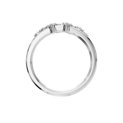 ROUND PAVE WEDDING BAND - M&D Signature Jewels