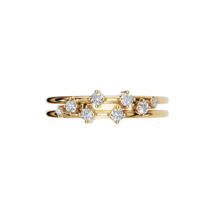 ROUND PAVE WEDDING BAND - M&D Signature Jewels