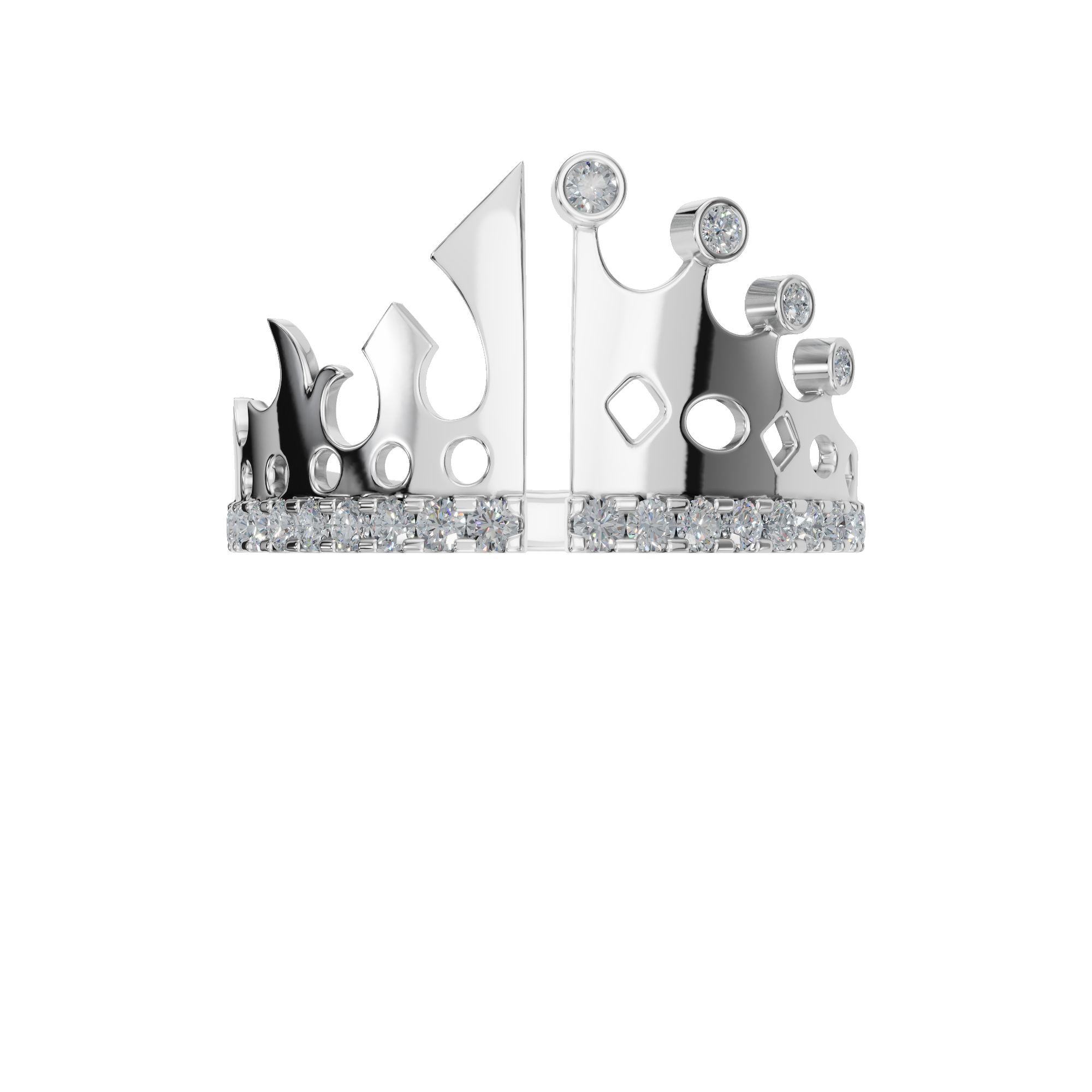 ROUND CROWN WEDDING BAND