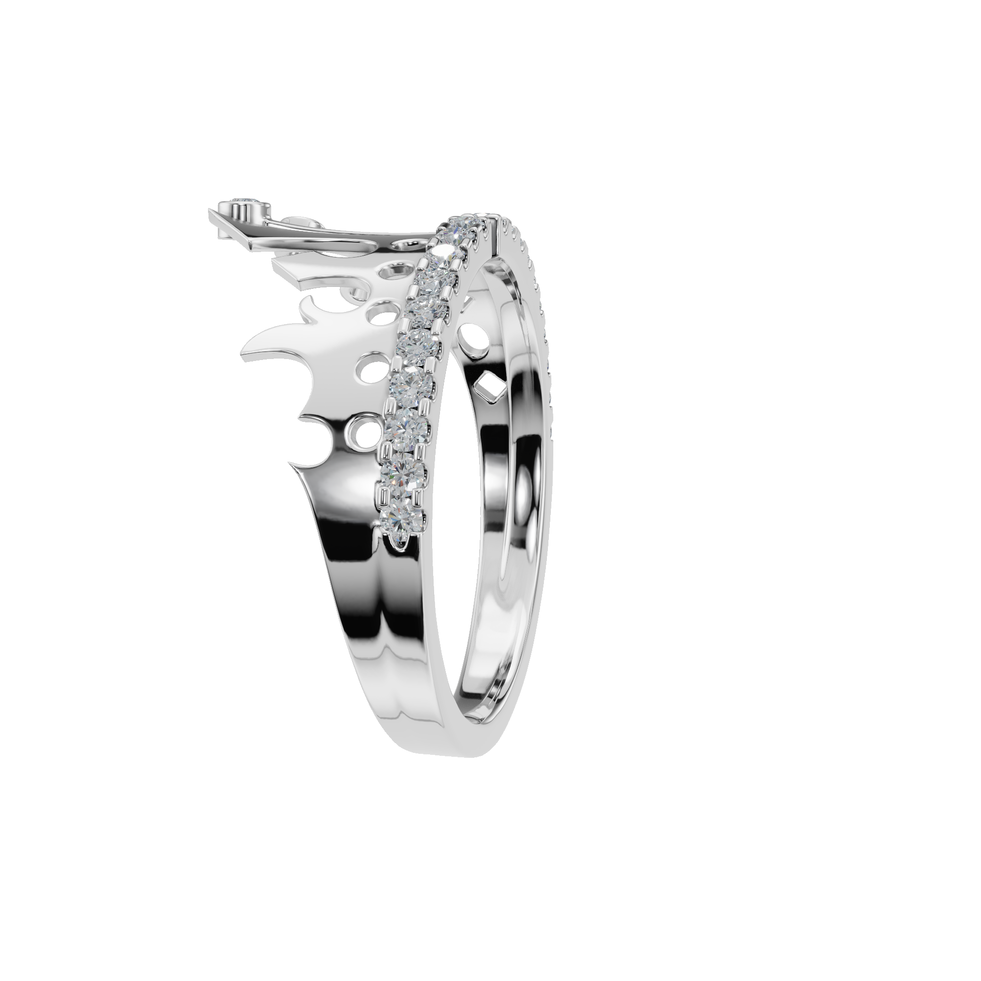 ROUND CROWN WEDDING BAND