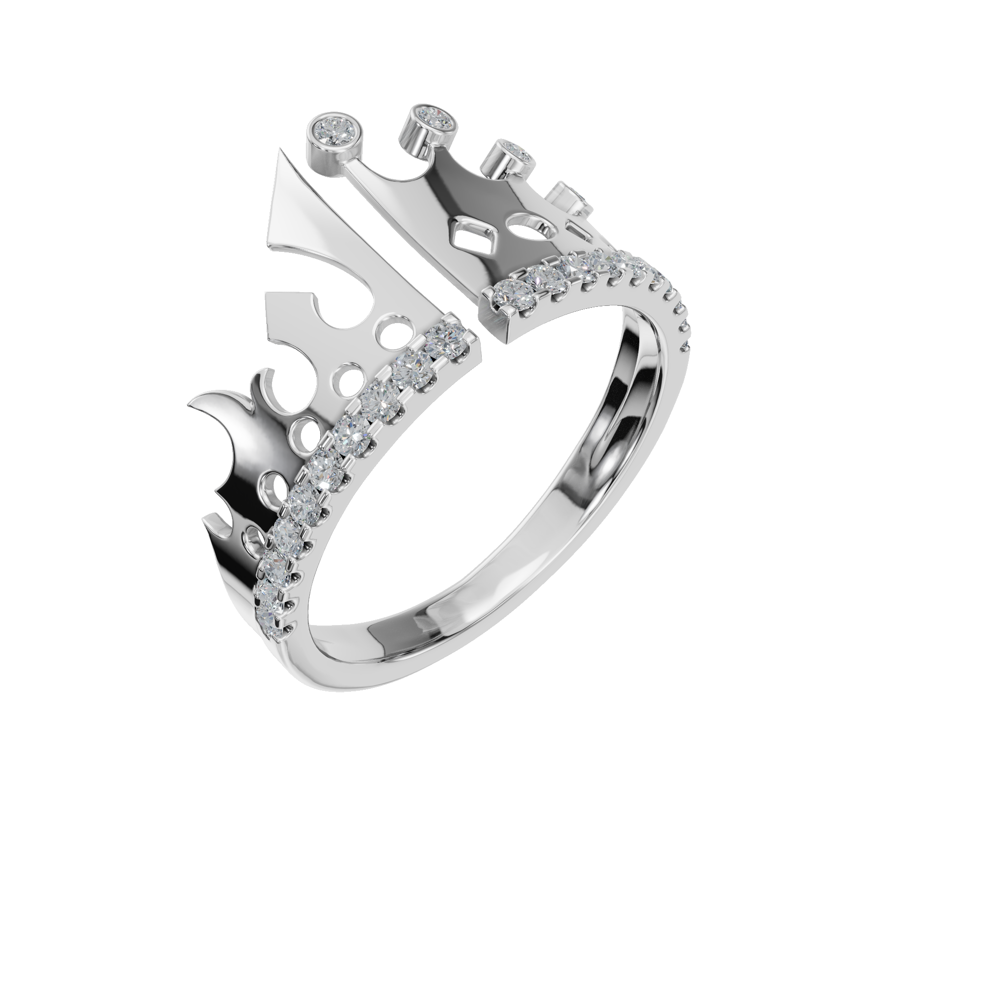 ROUND CROWN WEDDING BAND