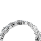 MARQUISE ROUND ETERNITY WEDDING BAND