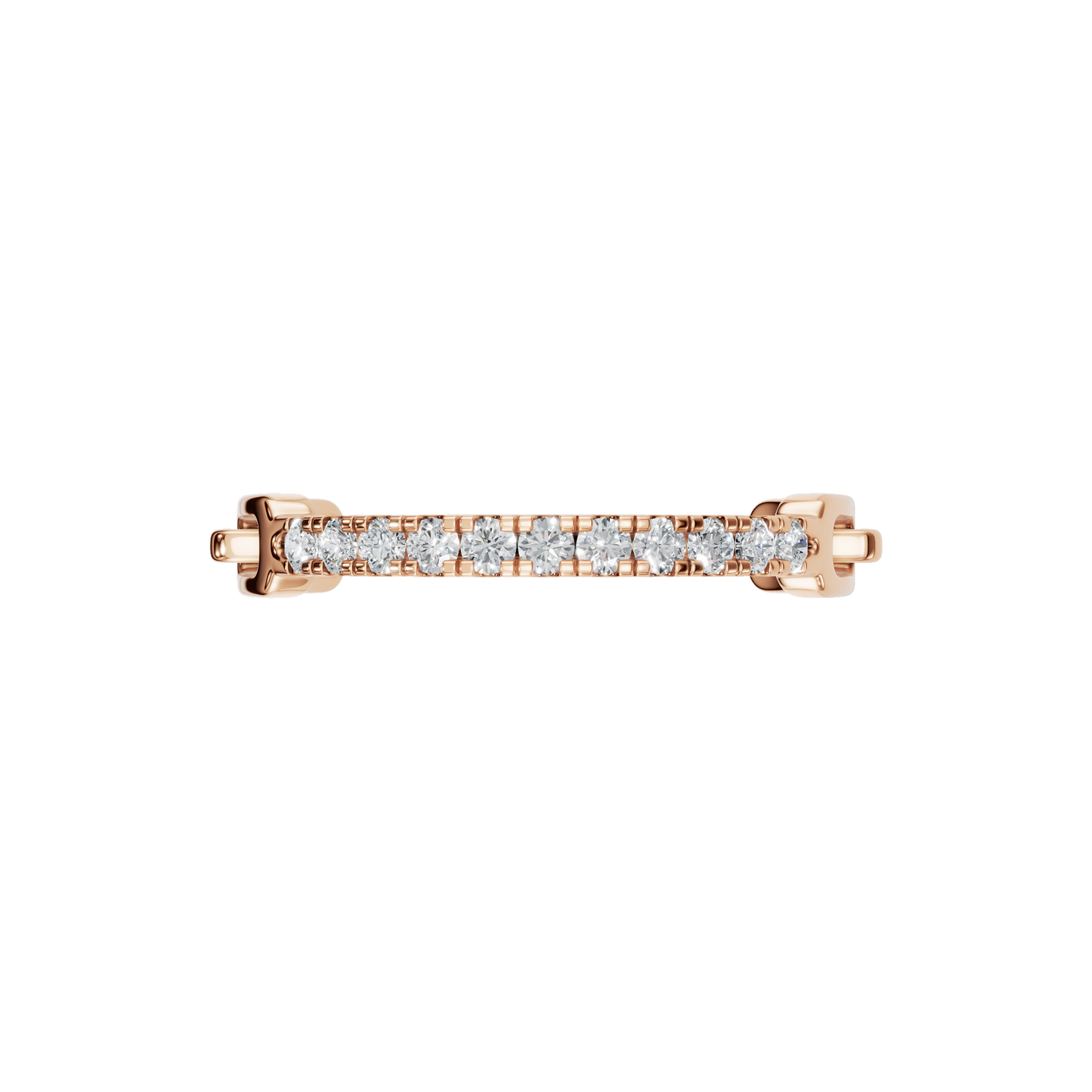 ROUND HALF ETERNITY WEDDING BAND - M&D Signature Jewels