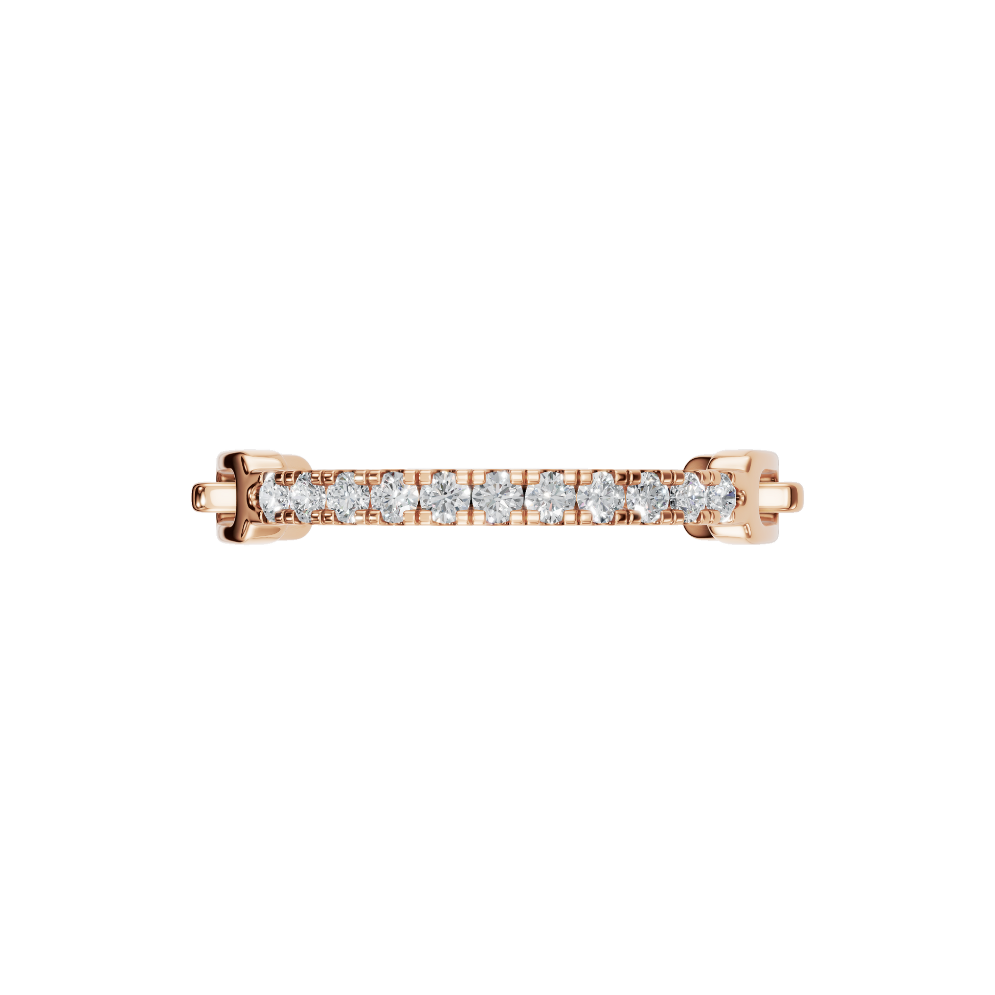 ROUND HALF ETERNITY WEDDING BAND - M&D Signature Jewels