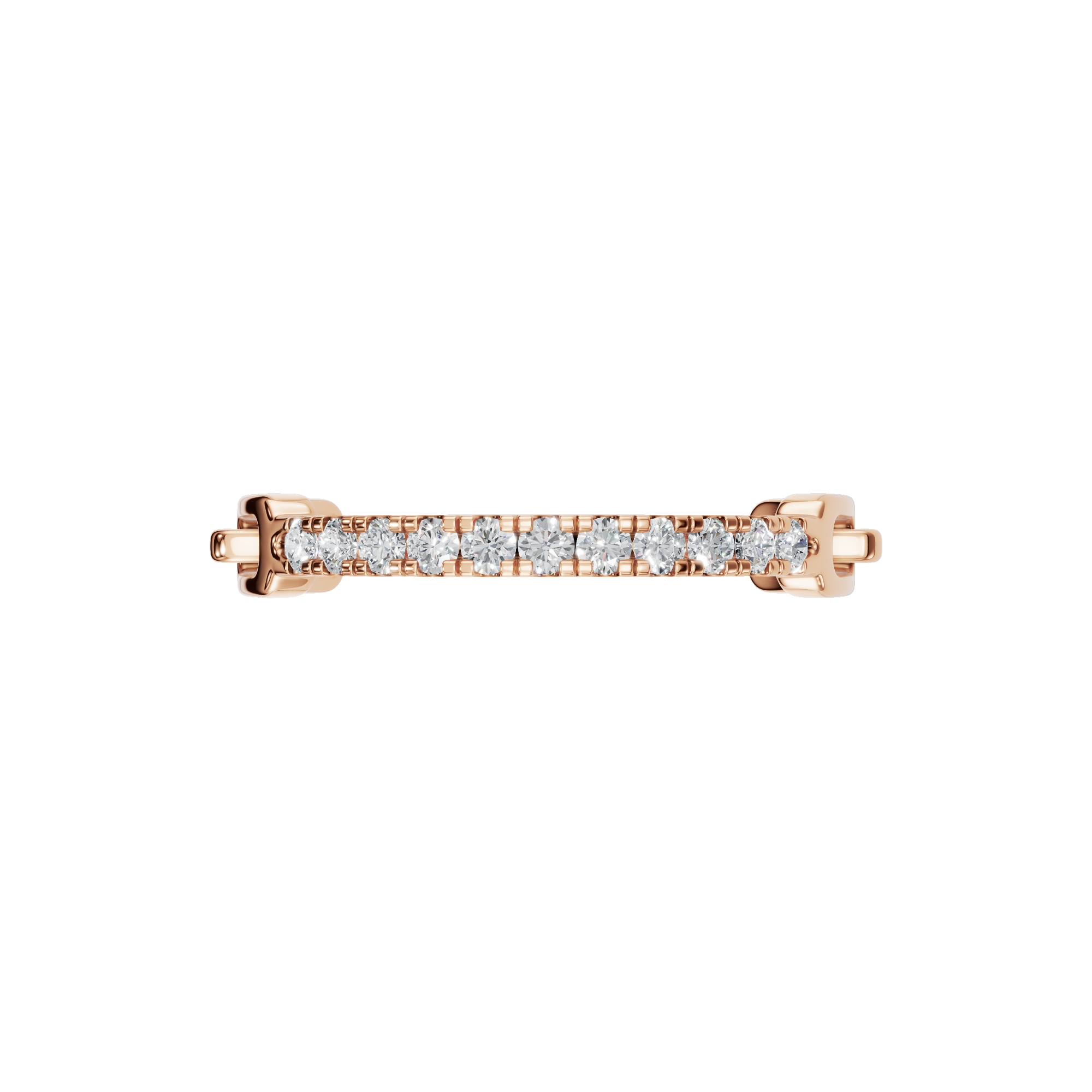 ROUND HALF ETERNITY WEDDING BAND
