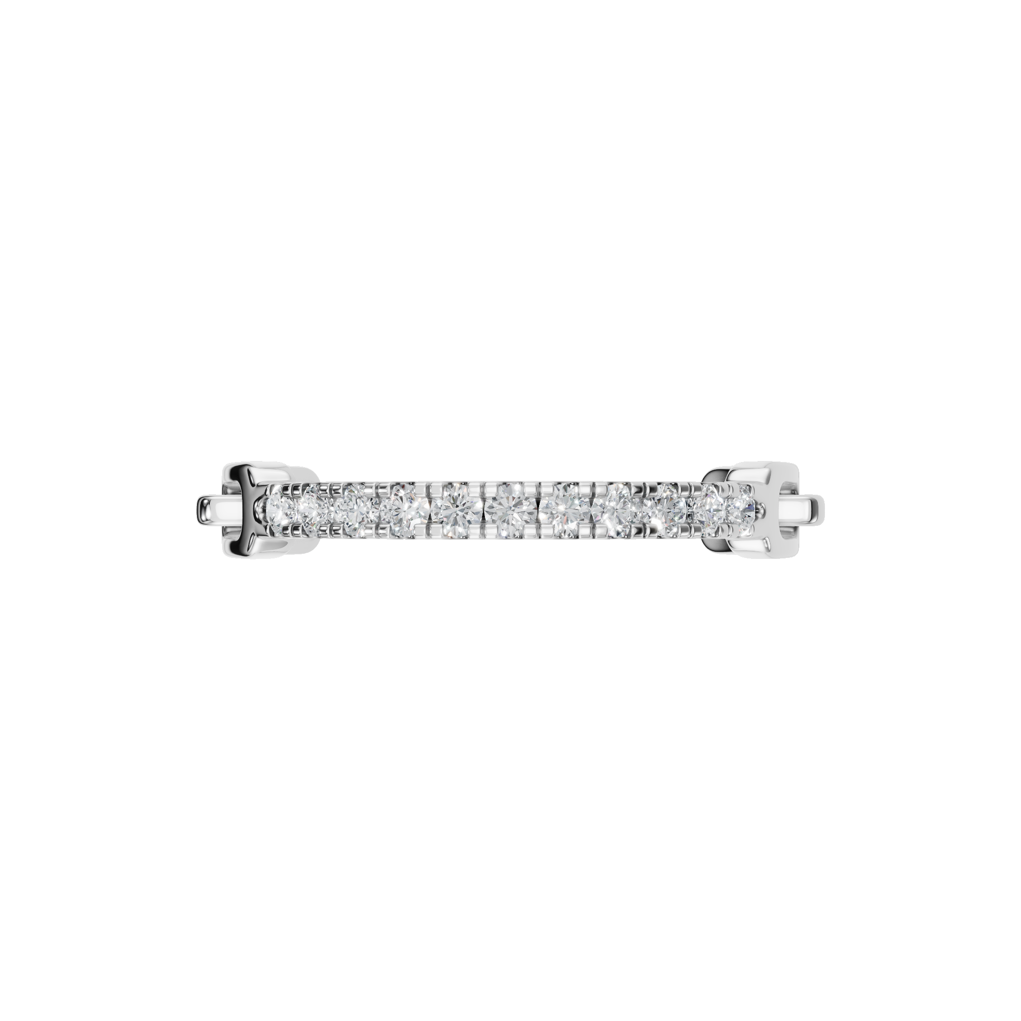 ROUND HALF ETERNITY WEDDING BAND