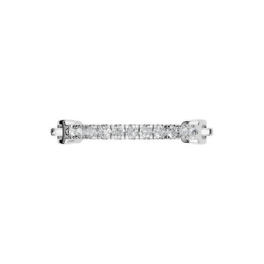 ROUND HALF ETERNITY WEDDING BAND