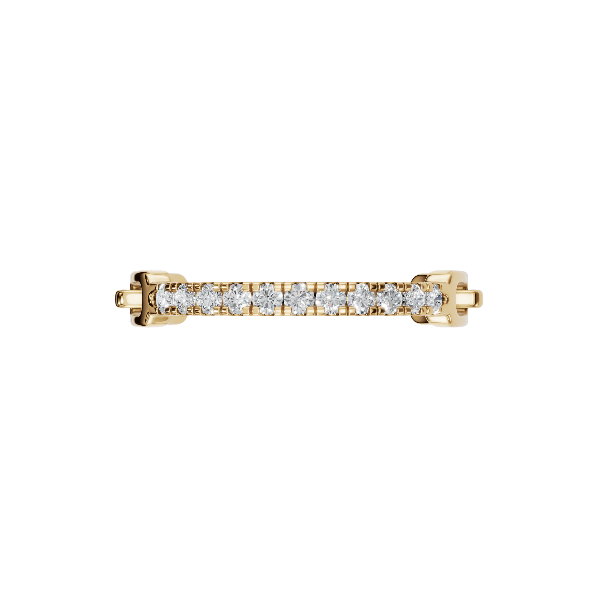 ROUND HALF ETERNITY WEDDING BAND - M&D Signature Jewels