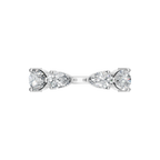 PEAR ROUND OPEN RING