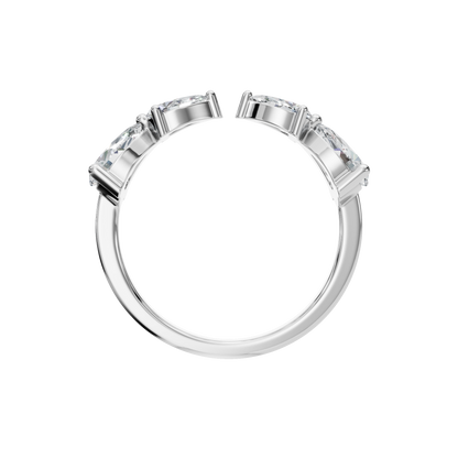 PEAR ROUND OPEN RING - M&D Signature Jewels