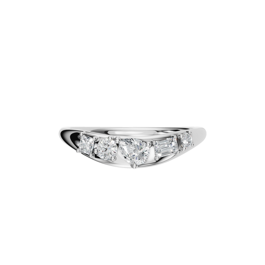 MULTI-SHAPE WEDDING BAND