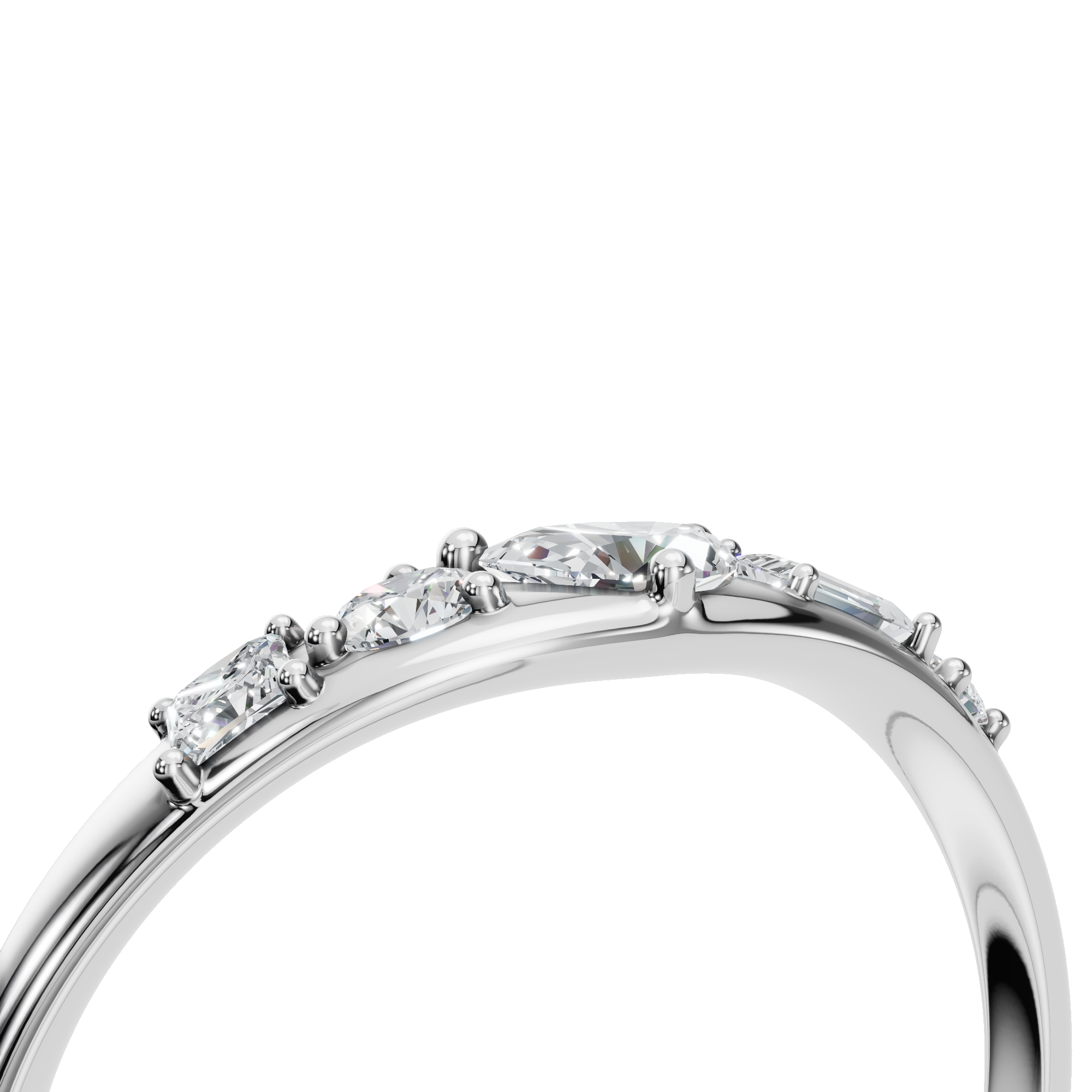 MULTI-SHAPE WEDDING BAND
