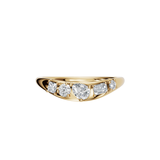MULTI-SHAPE WEDDING BAND - M&D Signature Jewels