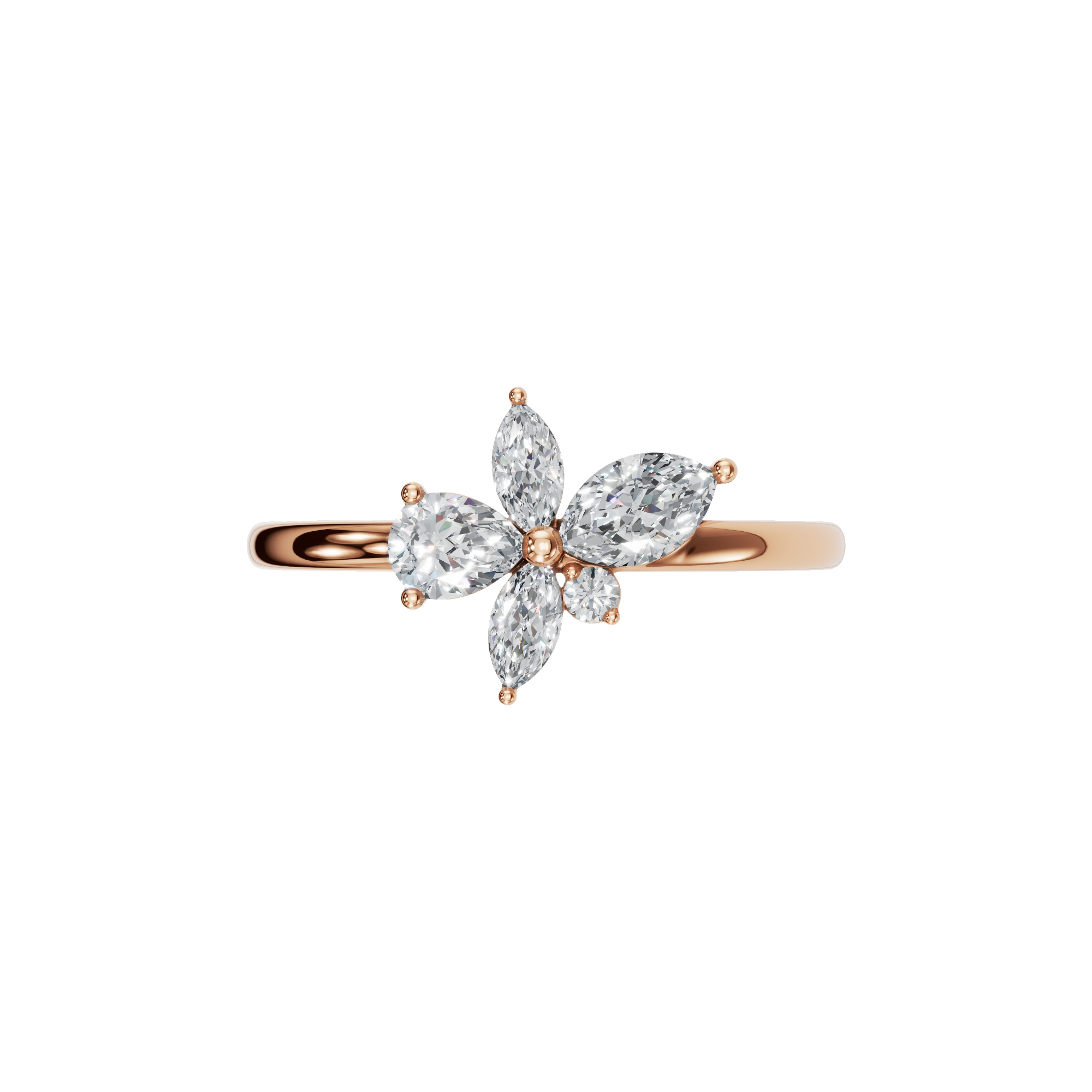FLOWER WEDDING BAND