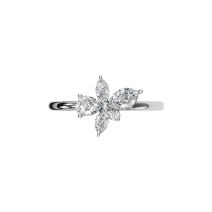 FLOWER WEDDING BAND - M&D Signature Jewels