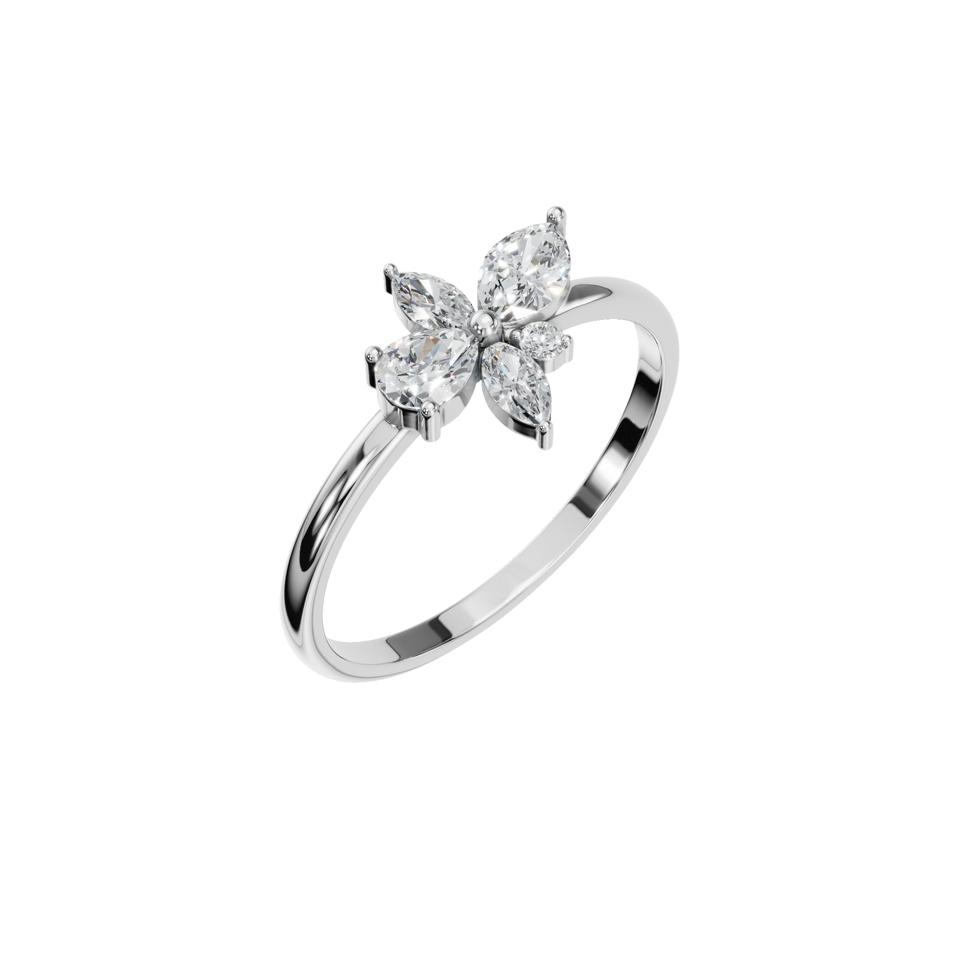 FLOWER WEDDING BAND