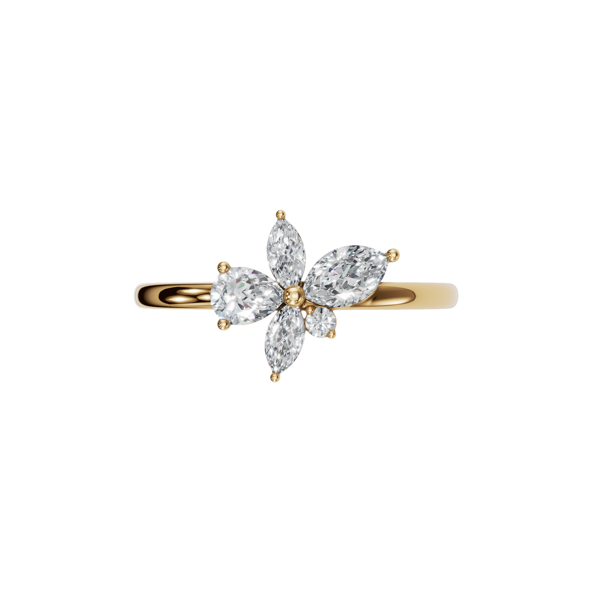 FLOWER WEDDING BAND