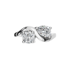 ROUND PEAR WEDDING RING