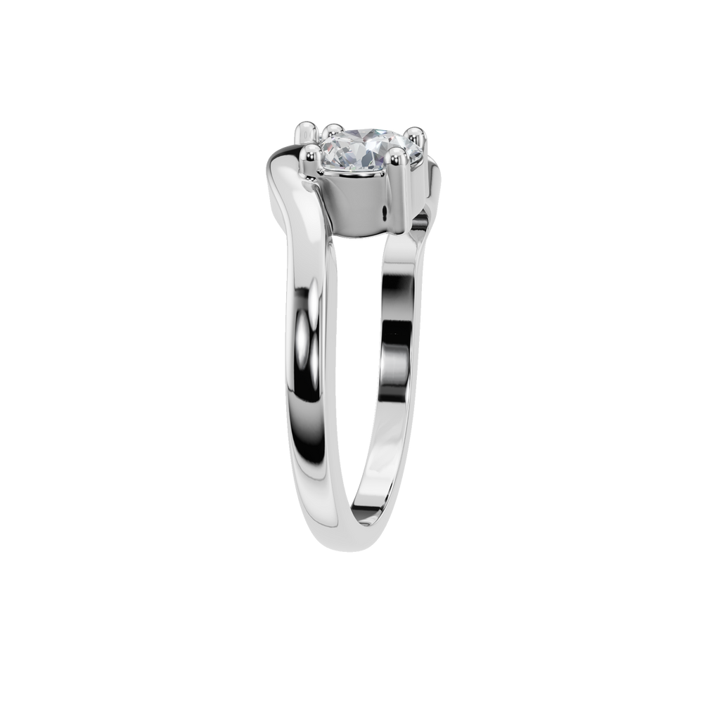 ROUND PEAR WEDDING RING