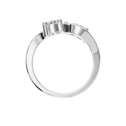 ROUND PEAR WEDDING RING - M&D Signature Jewels