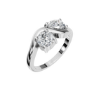 ROUND PEAR WEDDING RING