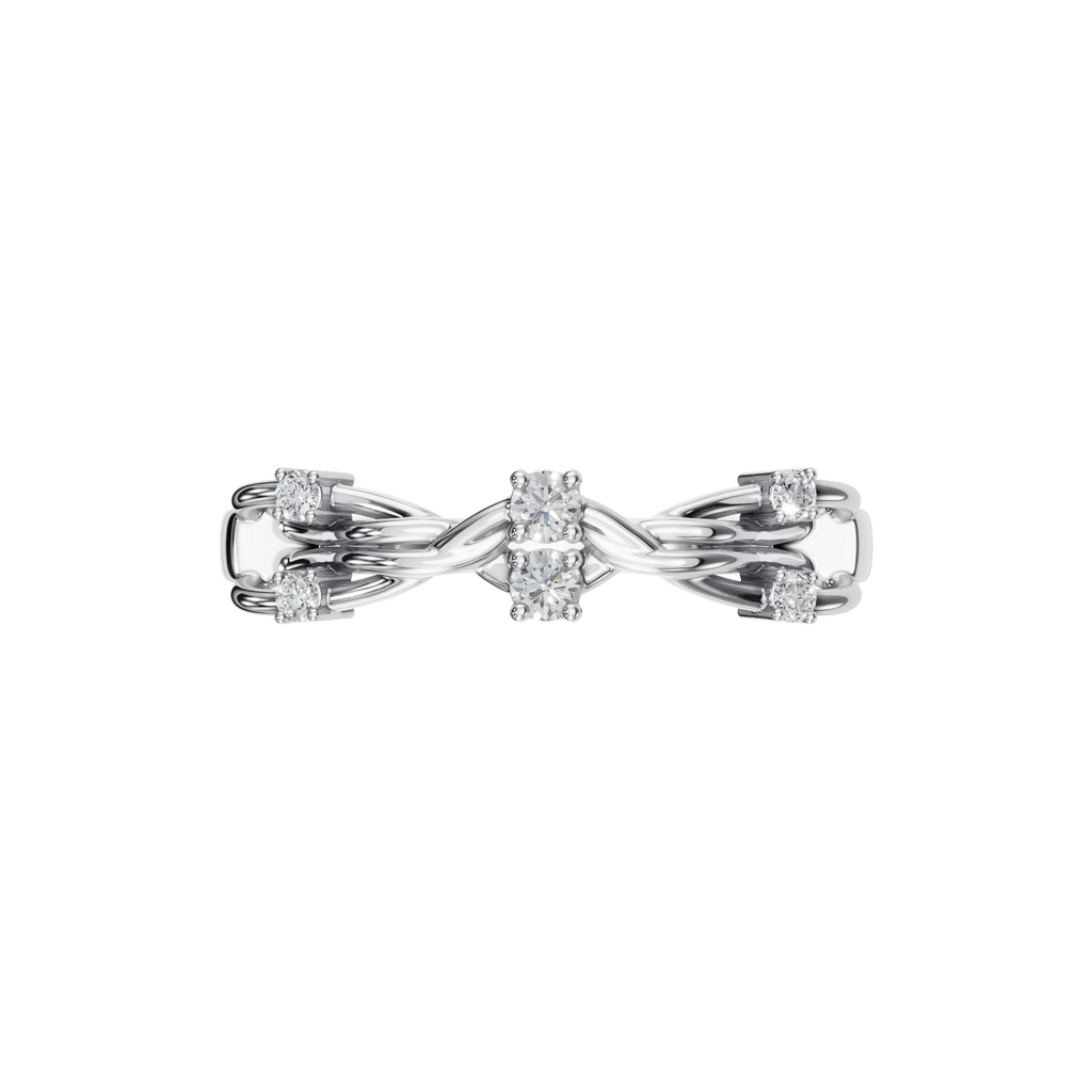 ROUND FANCY WEDDING BAND