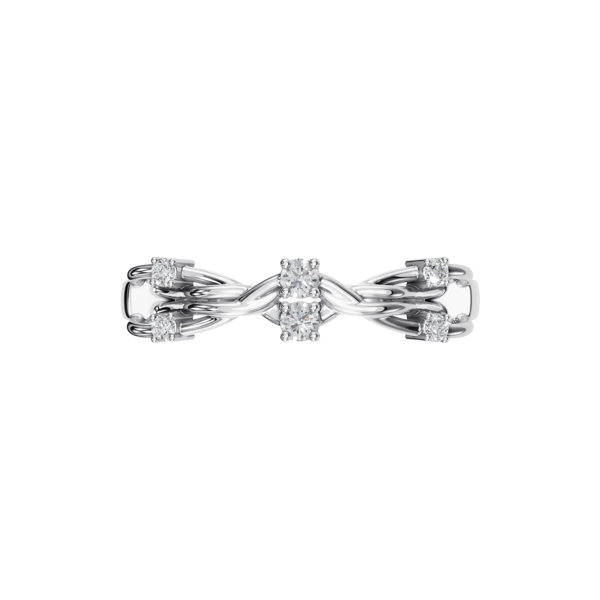 ROUND FANCY WEDDING BAND