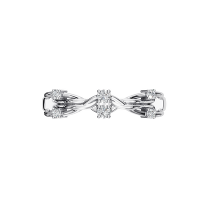 ROUND FANCY WEDDING BAND - M&D Signature Jewels