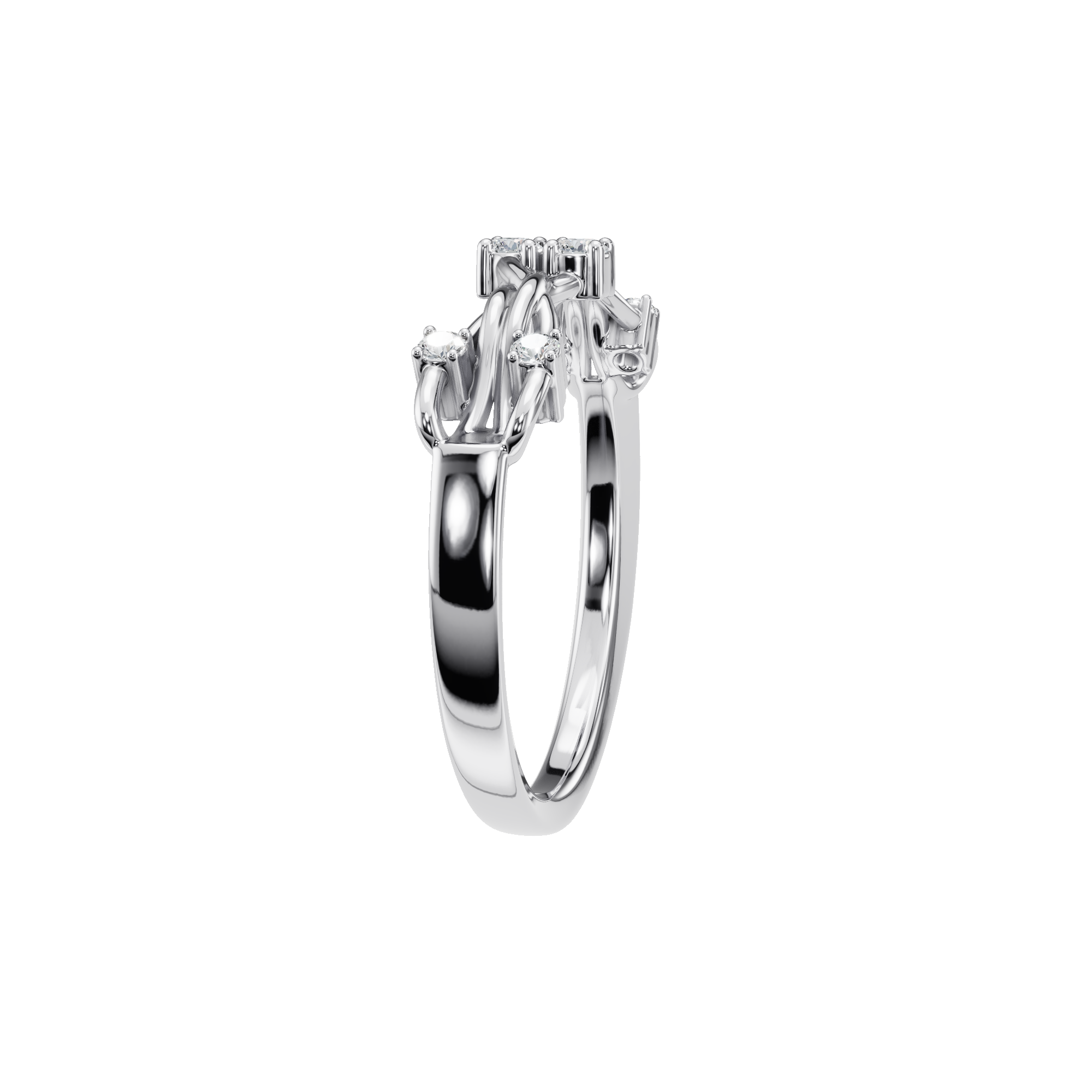 ROUND FANCY WEDDING BAND