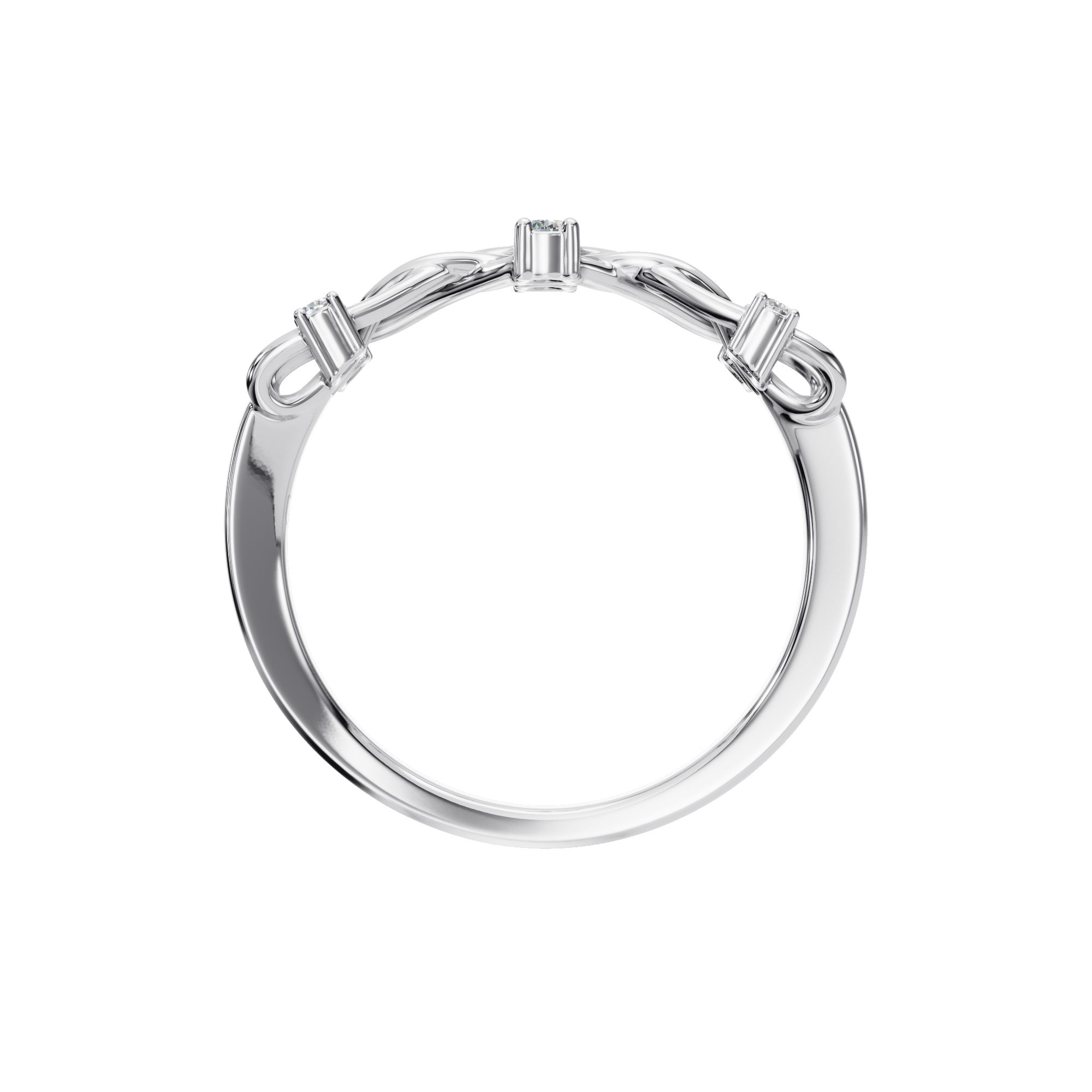 ROUND FANCY WEDDING BAND